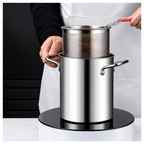 304 Stainless Steel Pot with Removable Basket