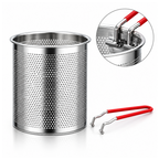 304 Stainless Steel Pot with Removable Basket