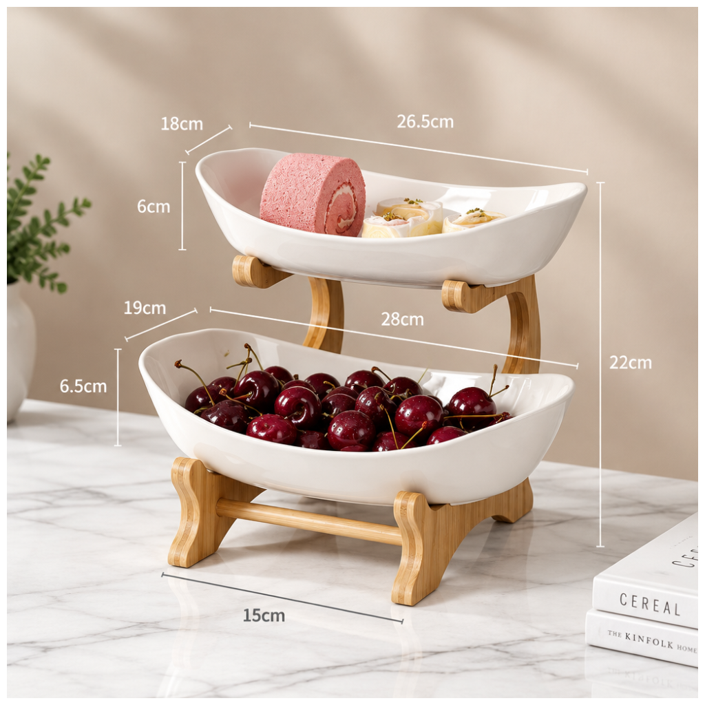 Modern 2/3 Layer Fruit Plate