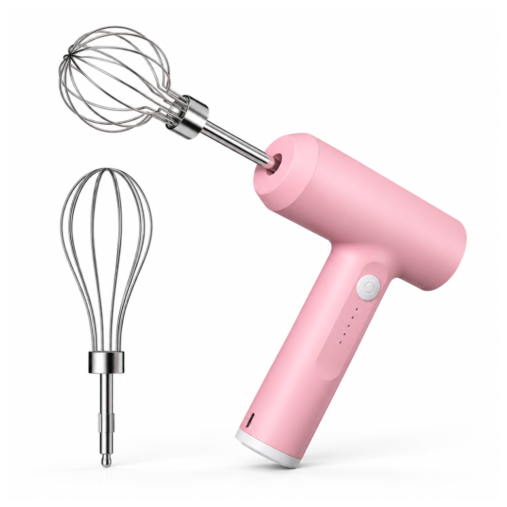 Wireless Electric Food Mixer with 3 Speeds