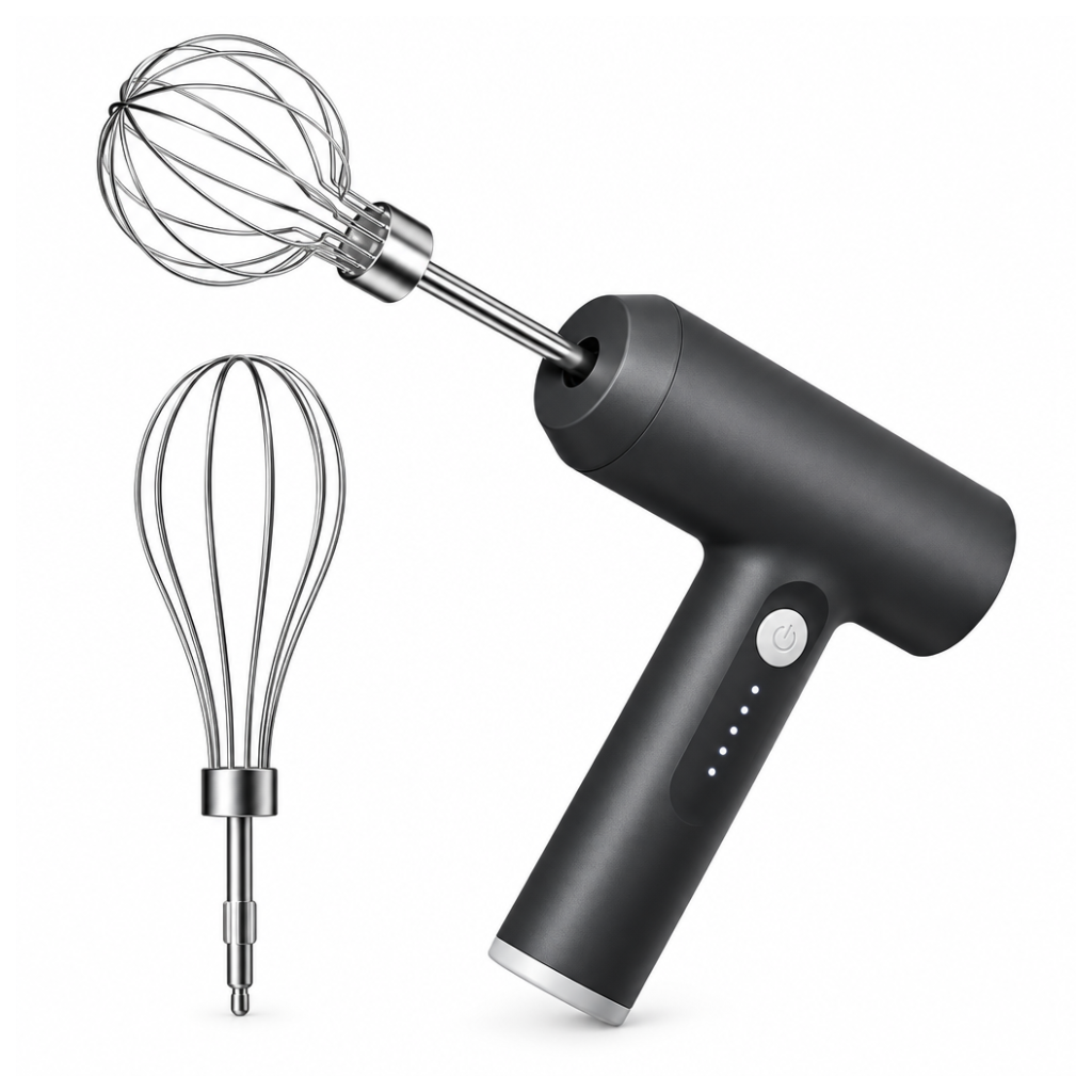 Wireless Electric Food Mixer with 3 Speeds