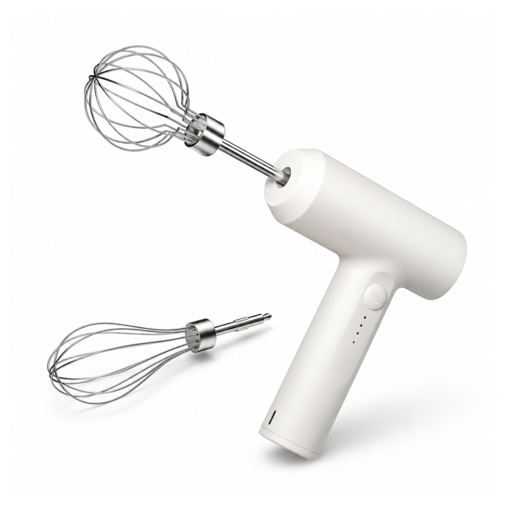 Wireless Electric Food Mixer with 3 Speeds