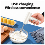 Wireless Electric Food Mixer with 3 Speeds
