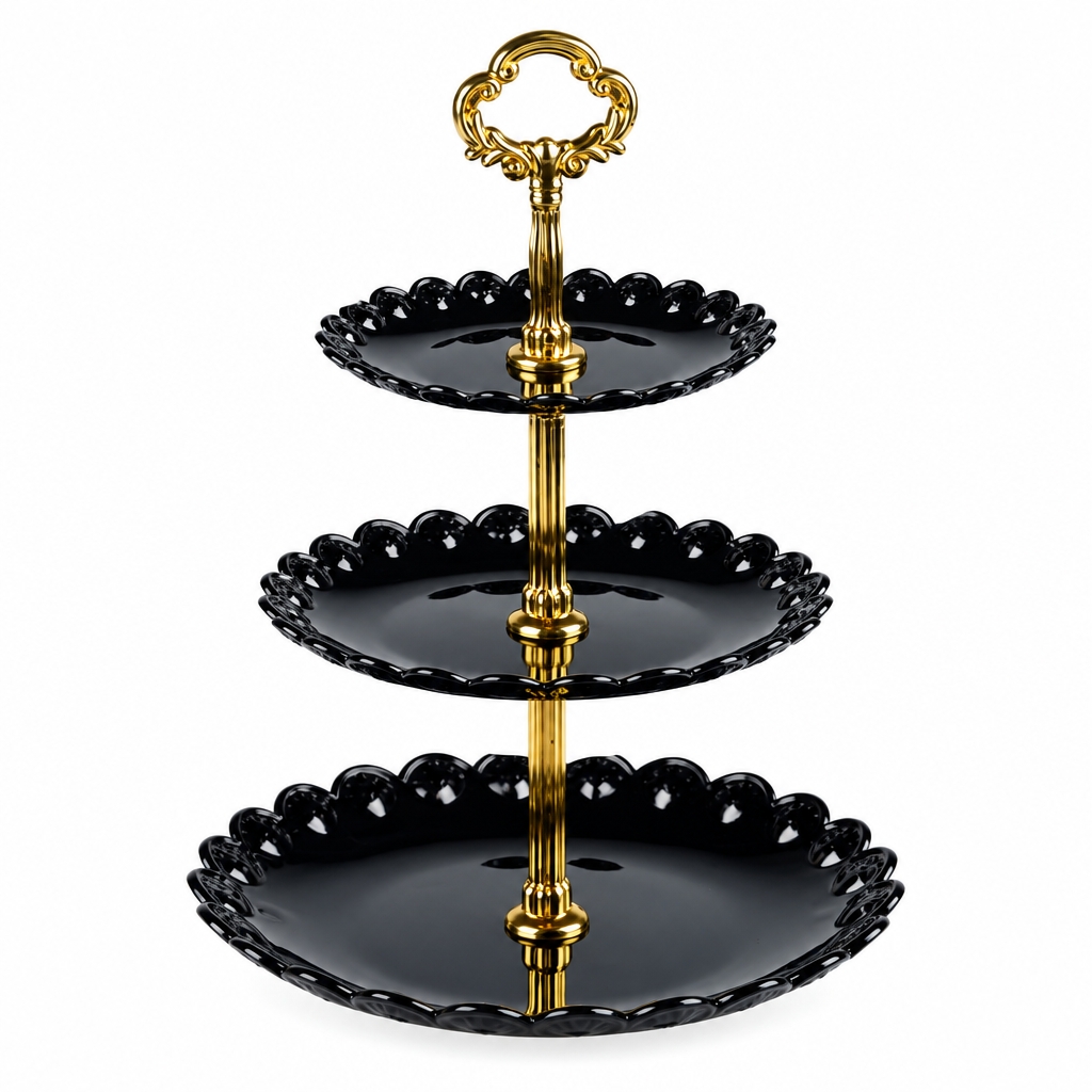 3 Layer Cake Stand Fruit Plate