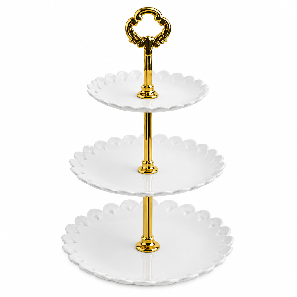 3 Layer Cake Stand Fruit Plate