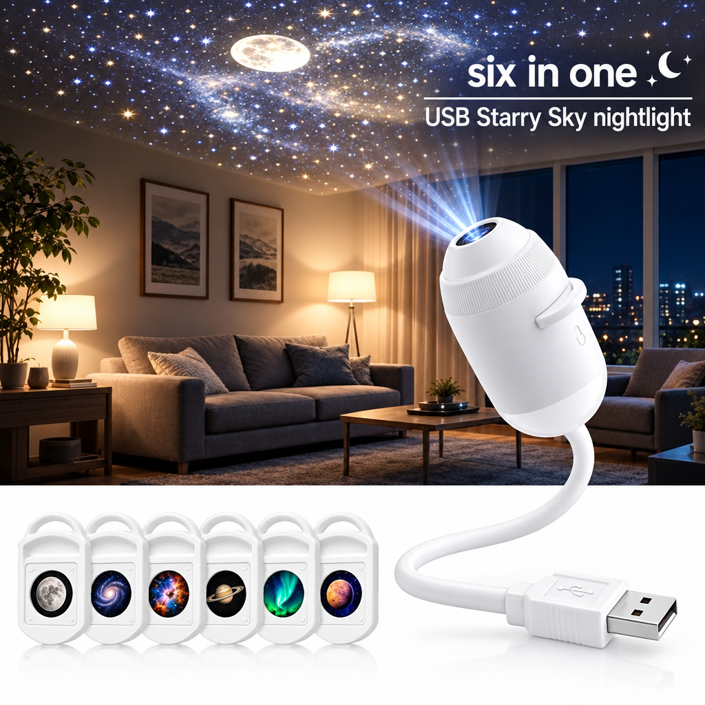 USB Starry Sky Galaxy Projector Light