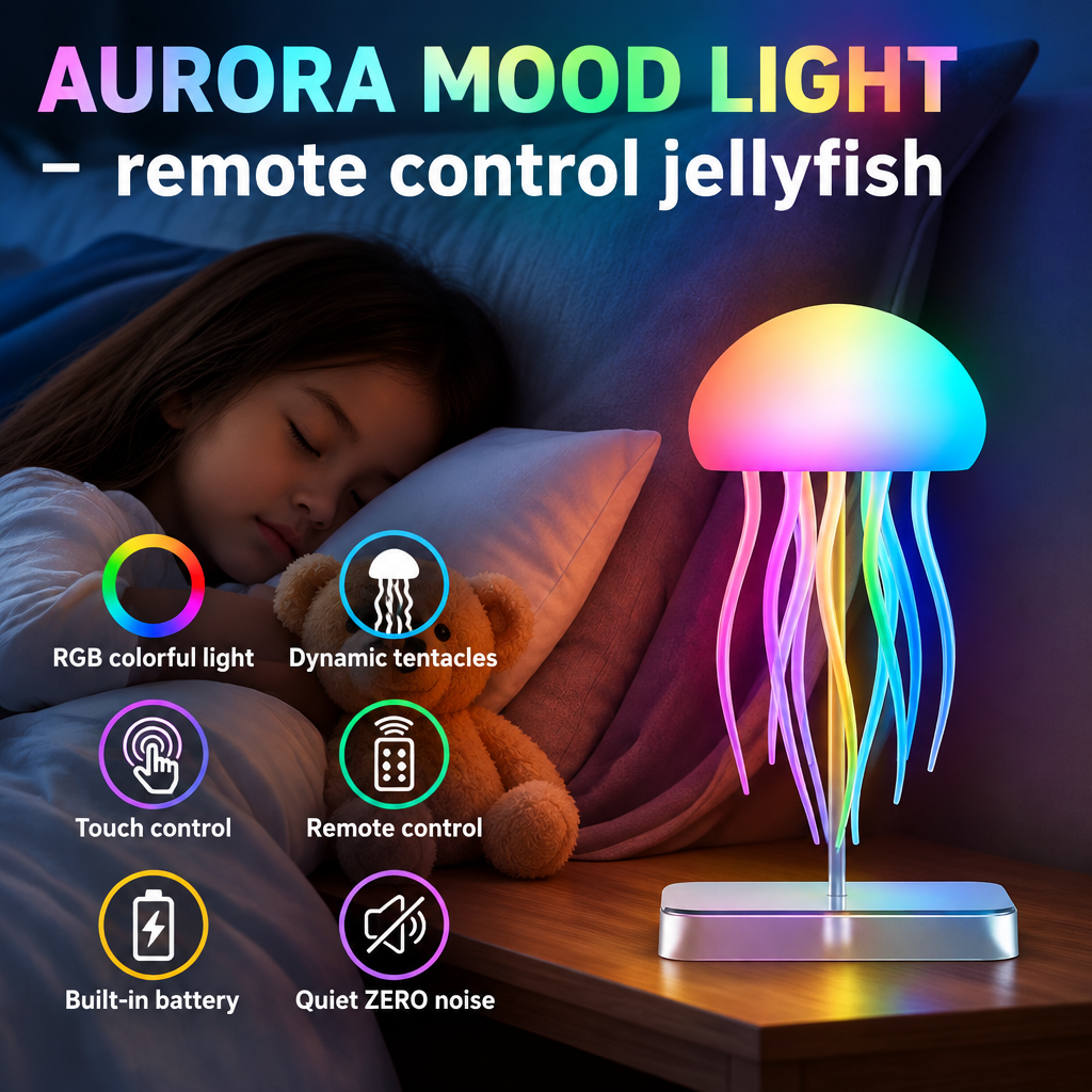 LED Jellyfish Lamp