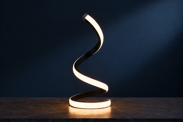 Spiral LED Desk Lamp with 3 Colors