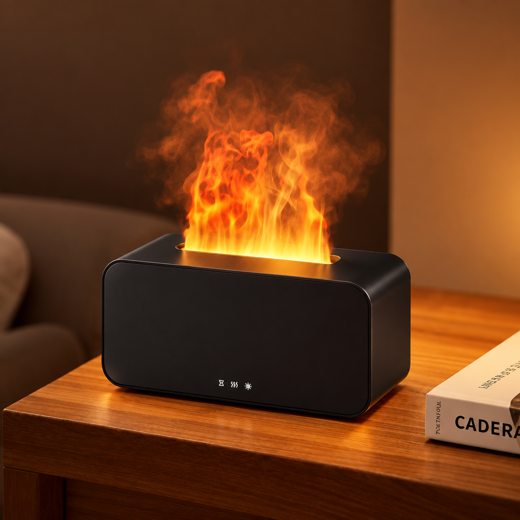 Flame Aroma Humidifier with LED