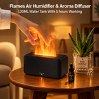 Flame Aroma Humidifier with LED