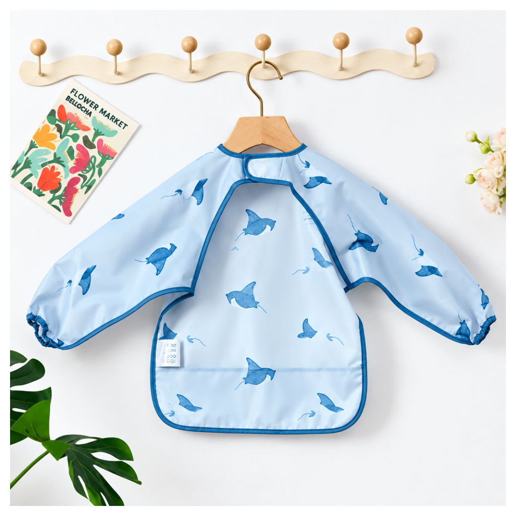 Long Sleeve, Waterproof Feeding Bibs, Easy To Clean