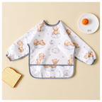 Long Sleeve, Waterproof Feeding Bibs, Easy To Clean