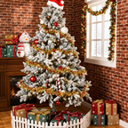 Christmas Shiny Garland With LED Lights