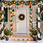 Christmas Shiny Garland With LED Lights