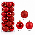 24Pcs Christmas Tree Balls