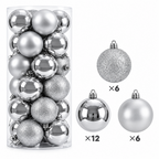24Pcs Christmas Tree Balls