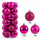 24Pcs Christmas Tree Balls