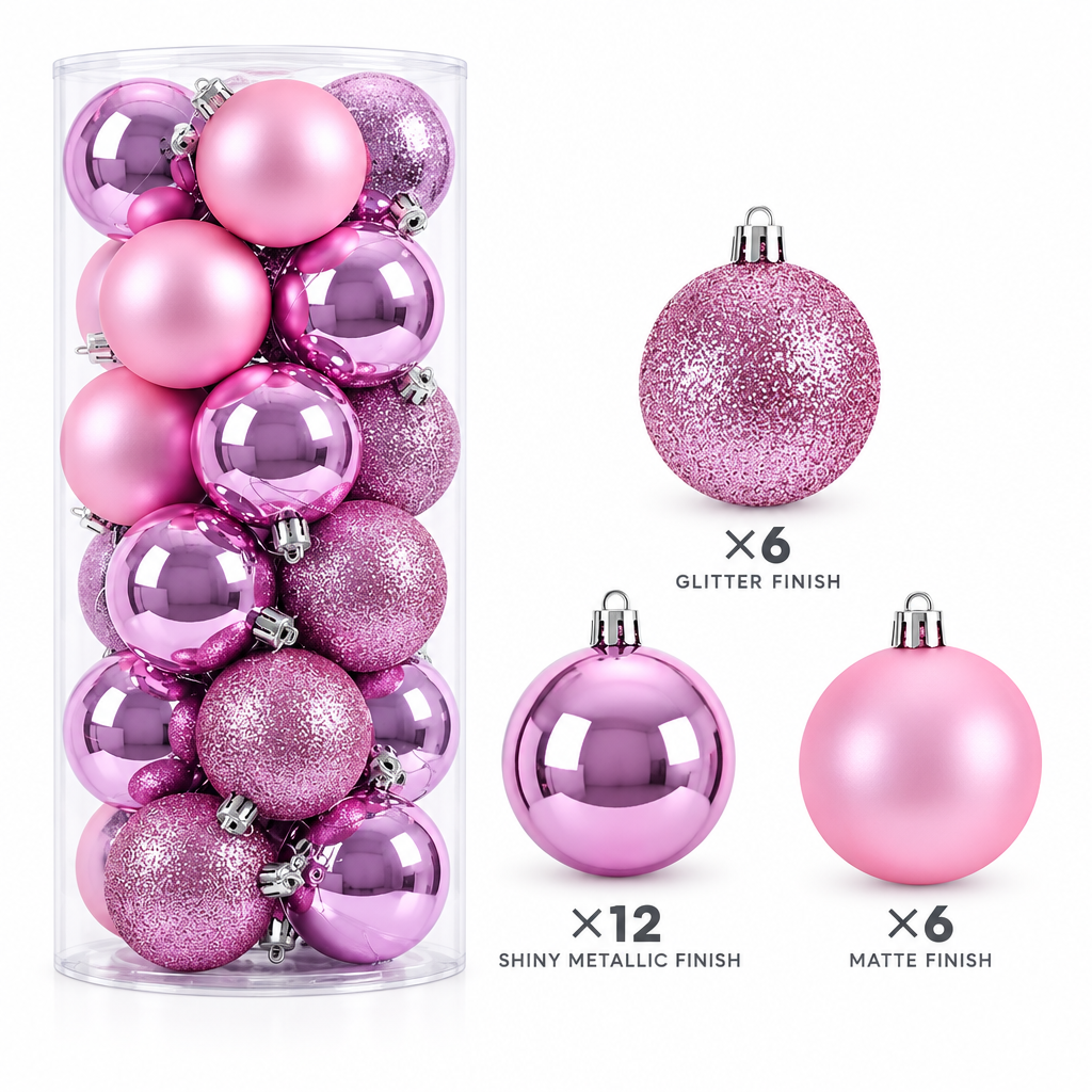 24Pcs Christmas Tree Balls