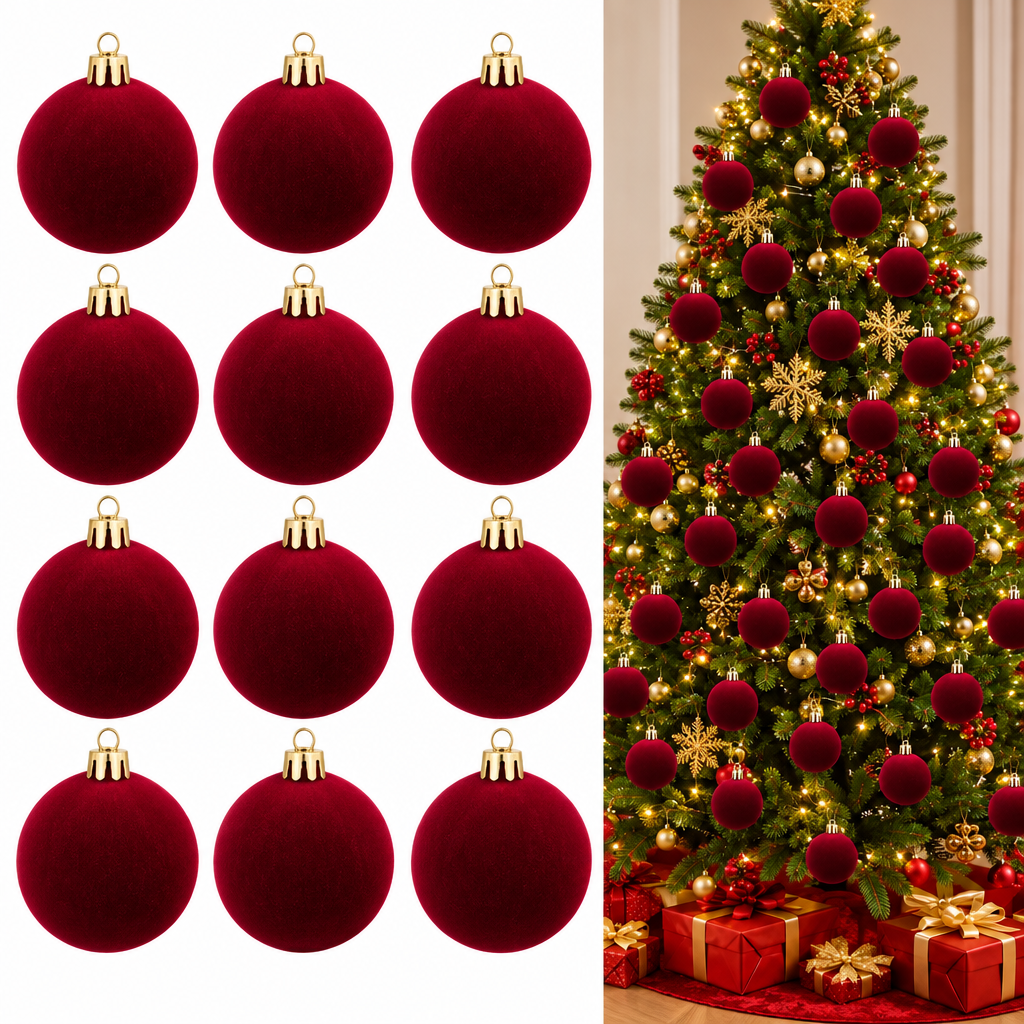 24Pcs Christmas Tree Balls