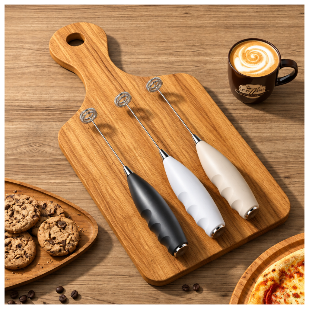 Electric Milk, Egg & Butter Frother Battery-Powered