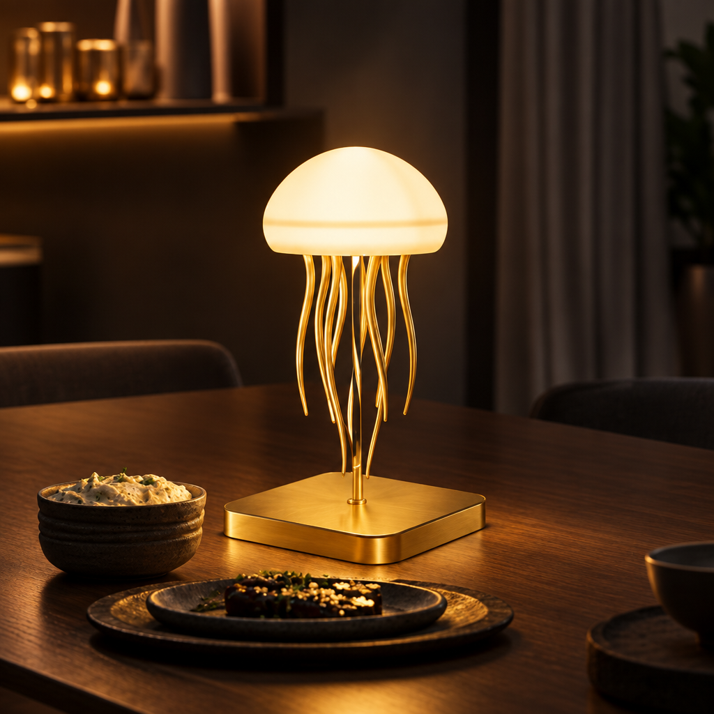 LED Jellyfish Lamp