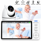 355° Wireless Video Baby Monitor with Night Vision & Temperature Monitoring